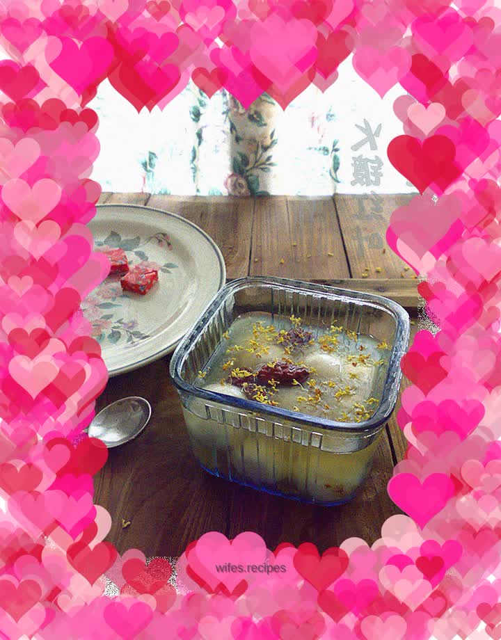 Honey Osmanthus Glutinous Rice Balls