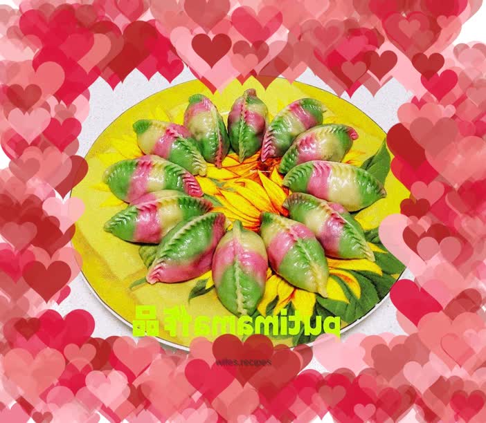 New Year’s Eve Dinner – Rainbow Steamed Dumplings