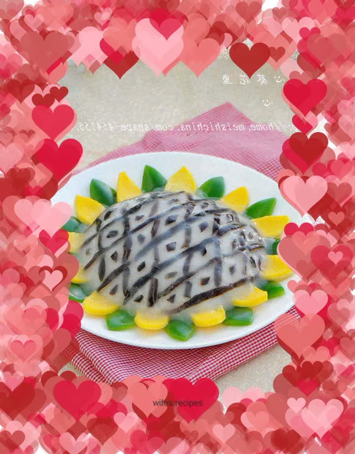 【Card-wrapped Sunflower Fish】---A healthy and delicious food that is pleasing to the eyes and stomach