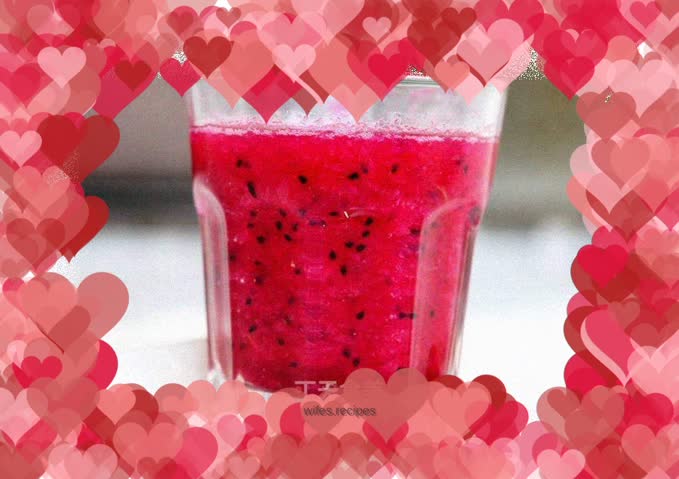 Dragon fruit peel juice