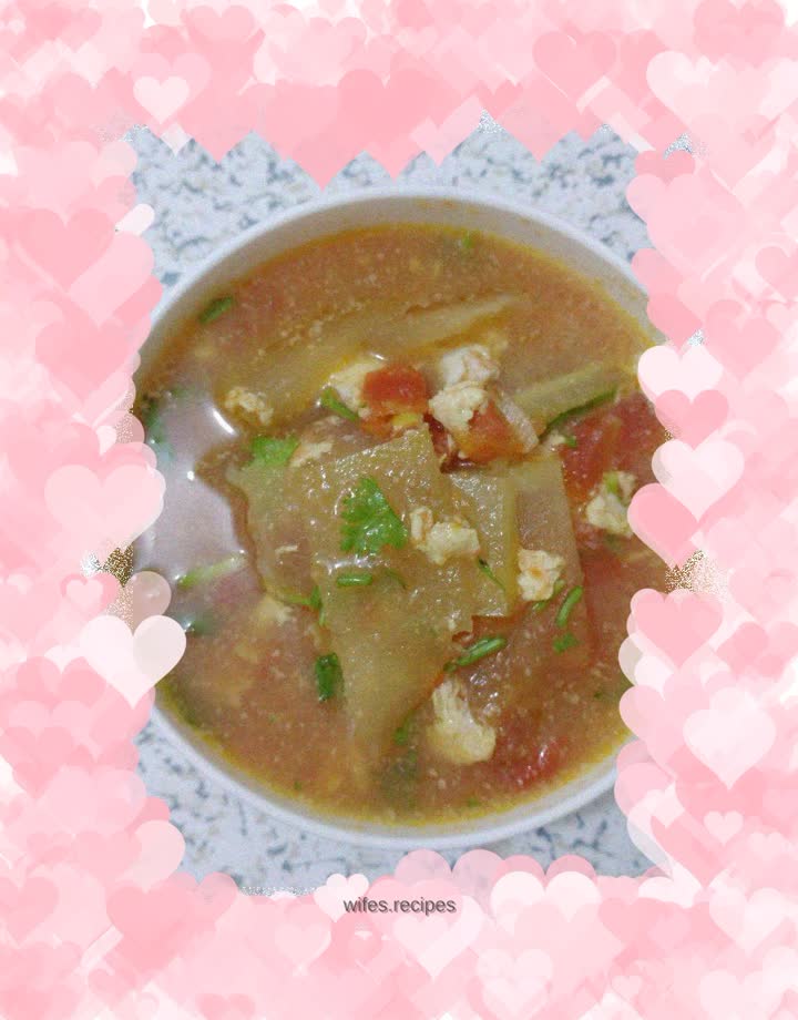 Winter Melon, Tomato and Egg Soup