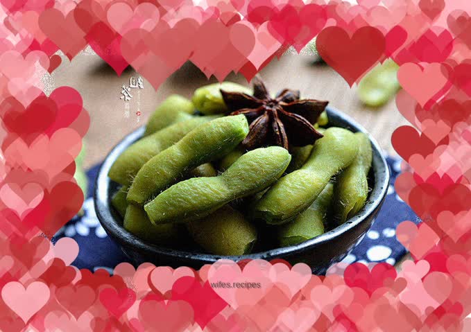 Salted edamame