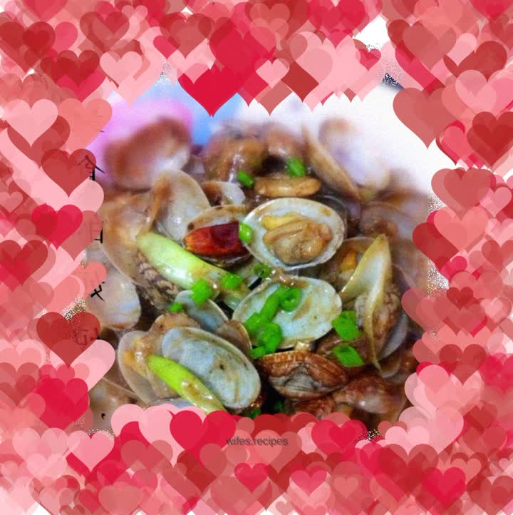 Stir-fried clams