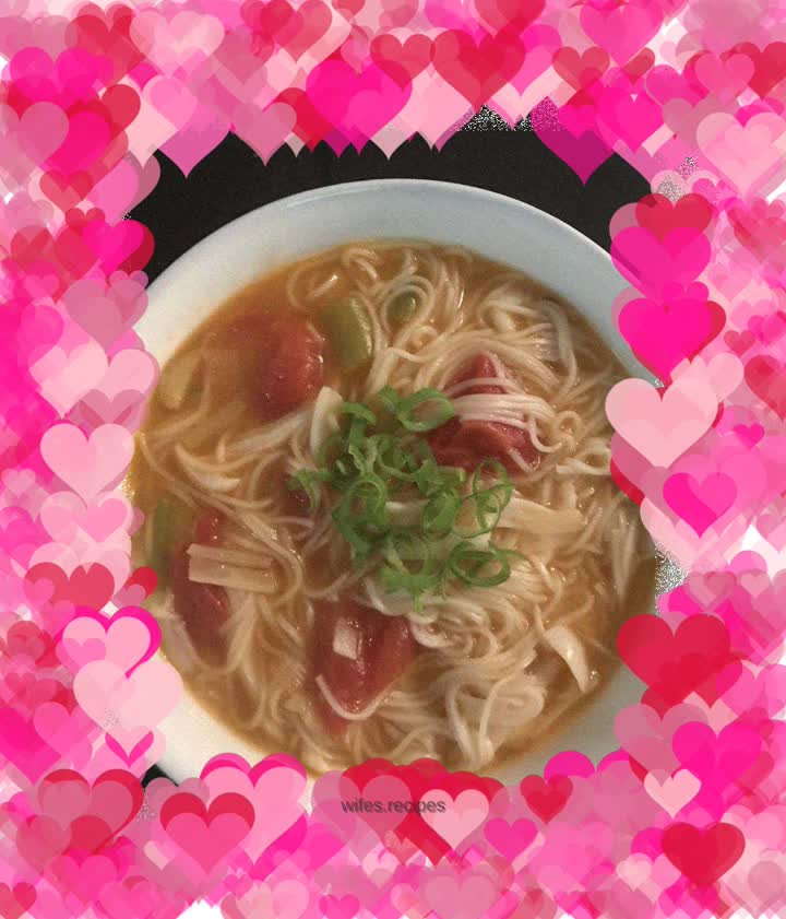 Quick Dinner: Tomato and Mushroom Noodles