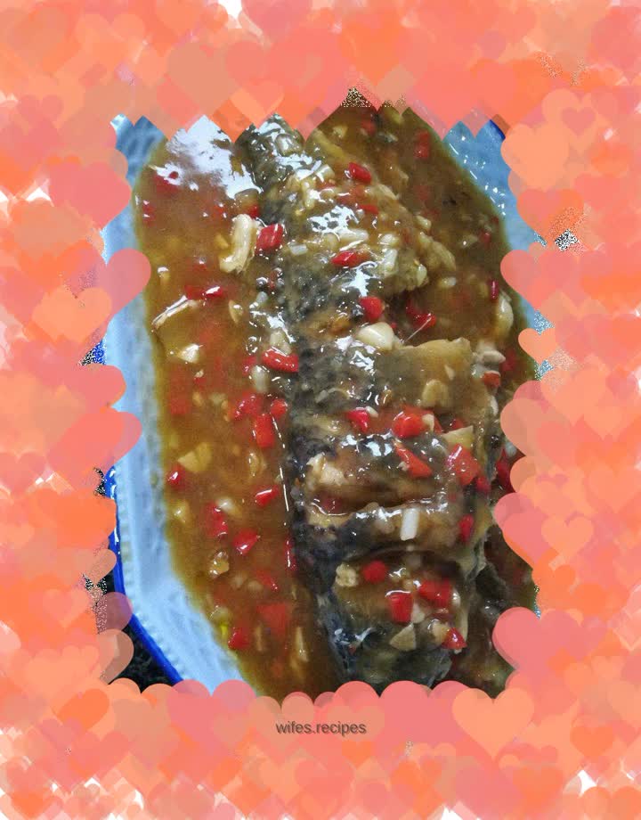 Homemade sweet and sour fish