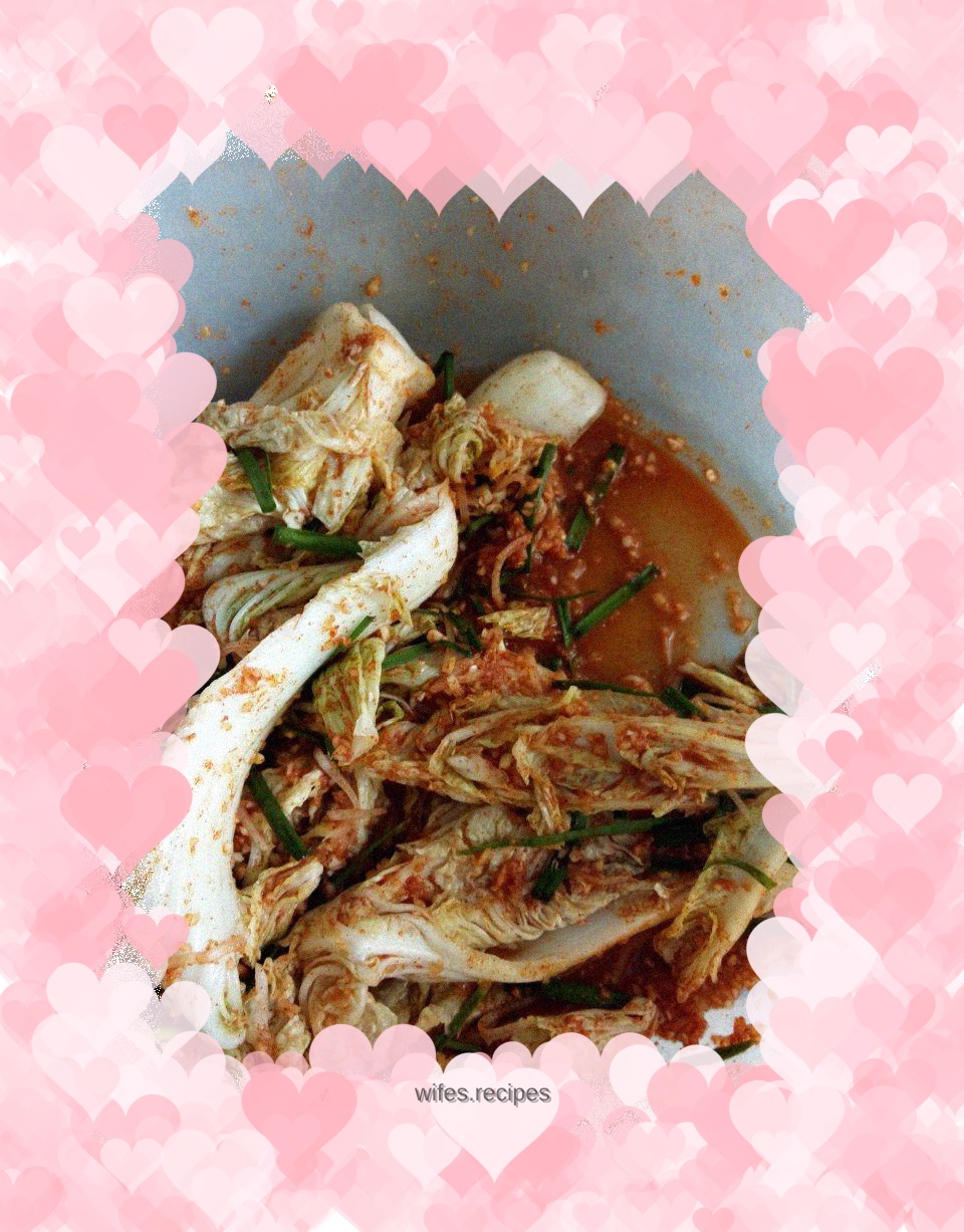 Korean kimchi family version
