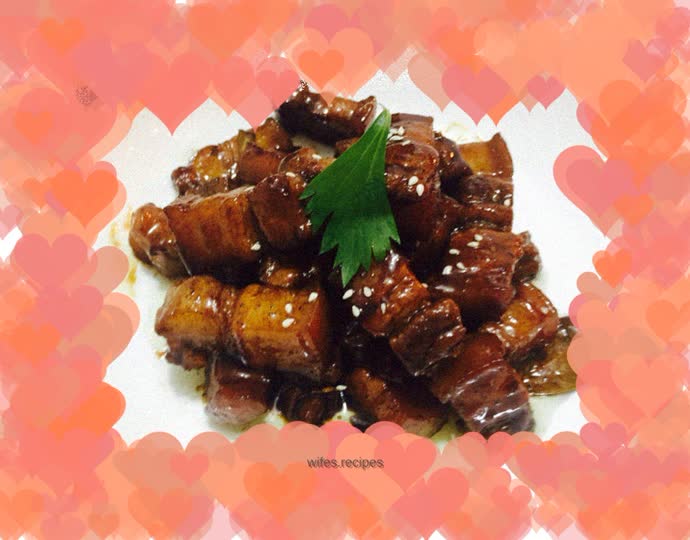 Simple version of braised pork