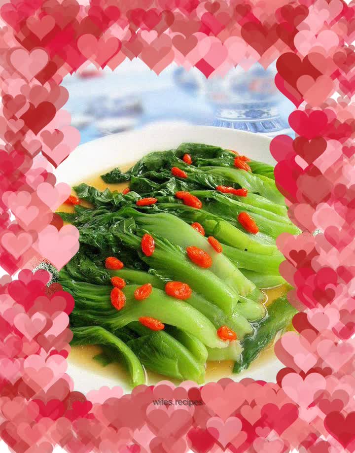 Mustard greens with oyster sauce