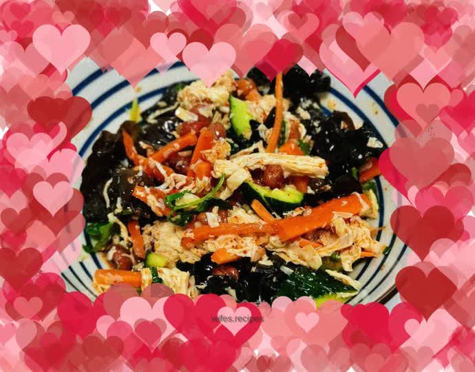 Cold Bean Curd and Cucumber