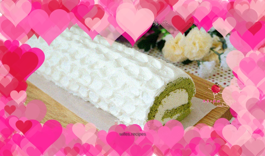 Matcha Cream Cake Roll
