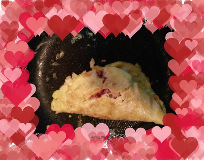 Tomato omelette rice.