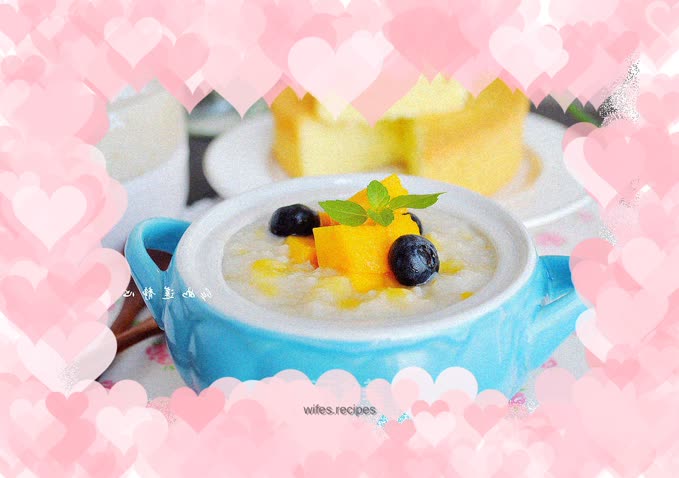 Milk and fruit cereal