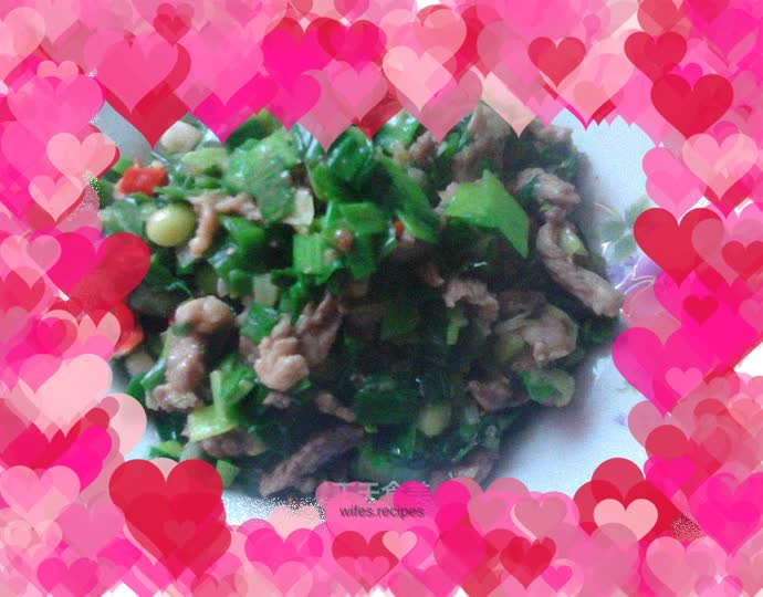 Fried pork with garlic