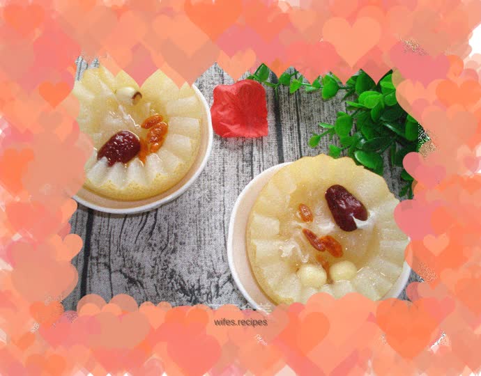 【Hebei】Snowy pear stewed with rock sugar and white fungus