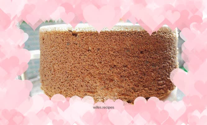 6-inch cocoa chiffon cake