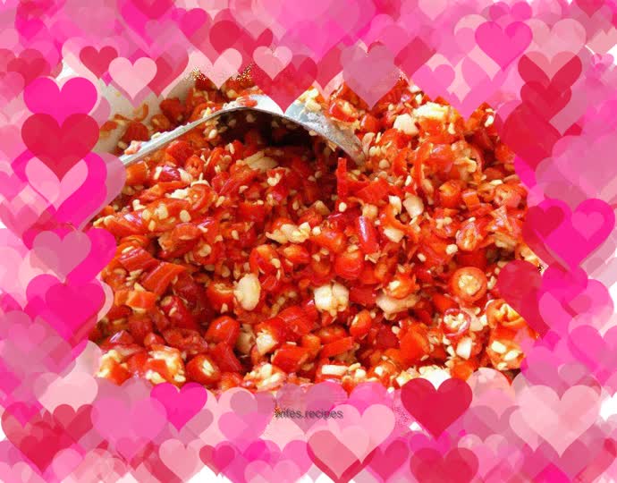 Chop chili pepper
