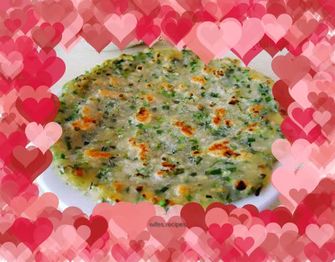 Chive pancake