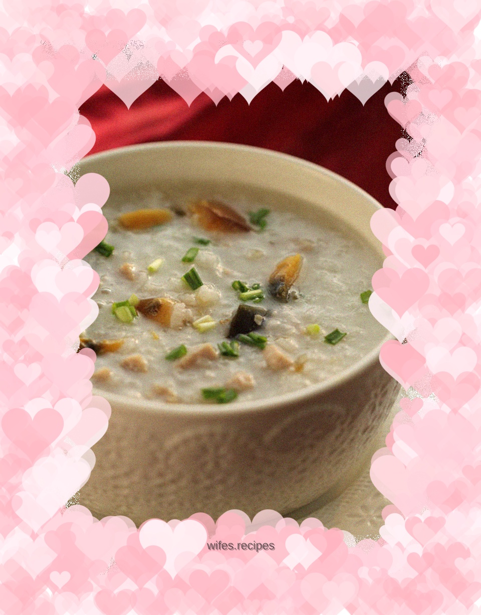 Preserved egg slimming porridge