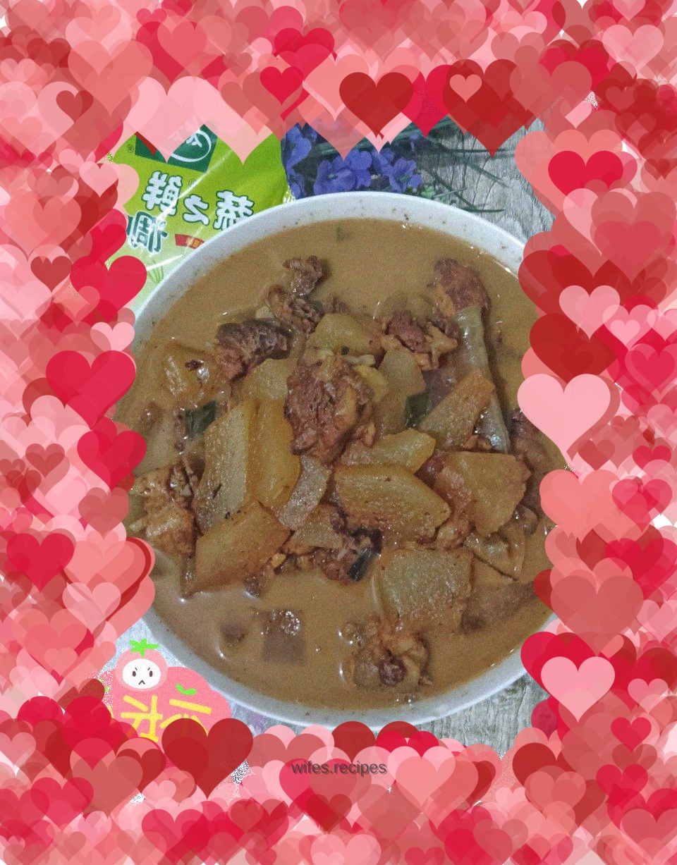 Stewed Chicken with Winter Melon and Vermicelli