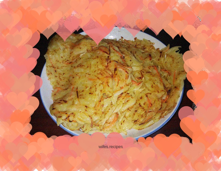 Pan-fried potato pancakes