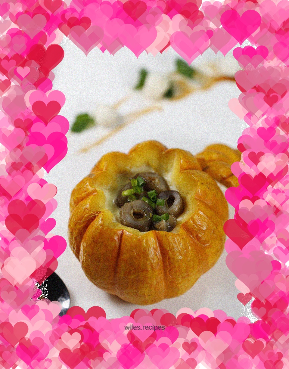 Pumpkin and sea cucumber custard