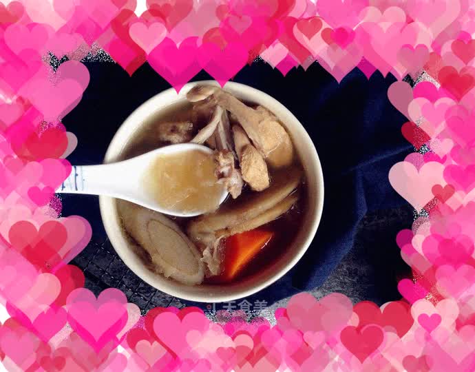 Burdock and Snow Fungus Chicken Soup