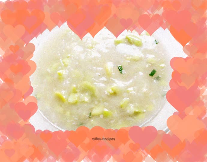 Refreshing and delicious long melon soup