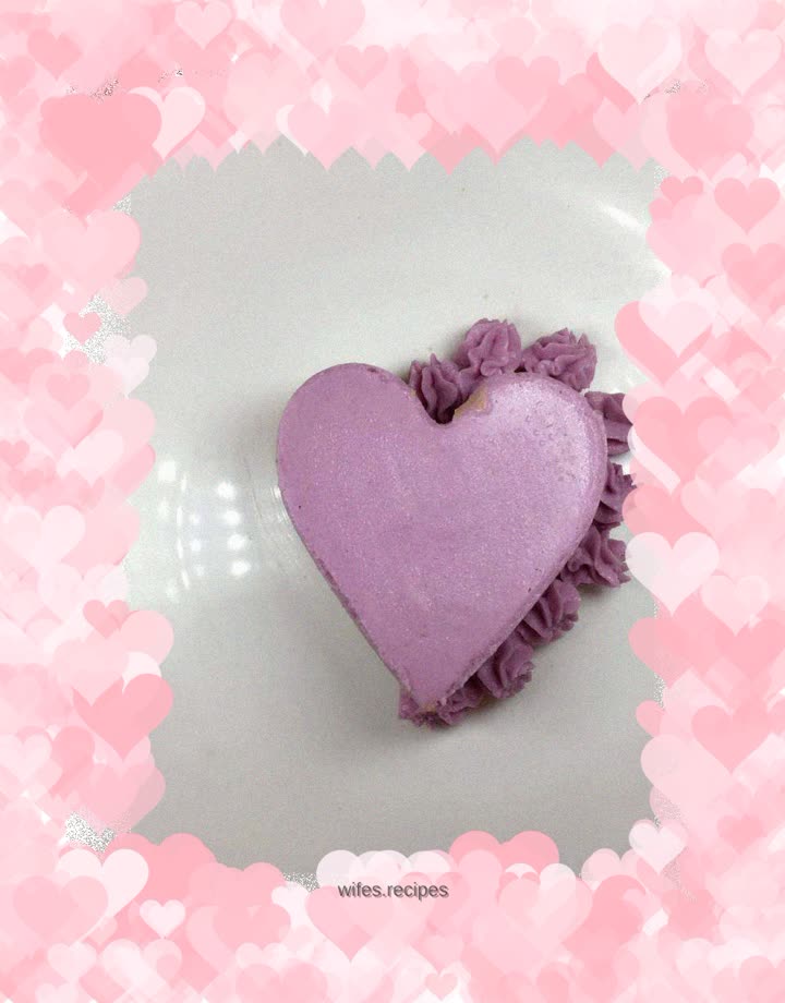 Purple sweet potato yogurt mousse