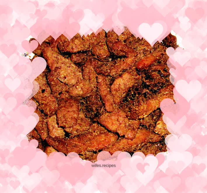 Five spiced pork jerky