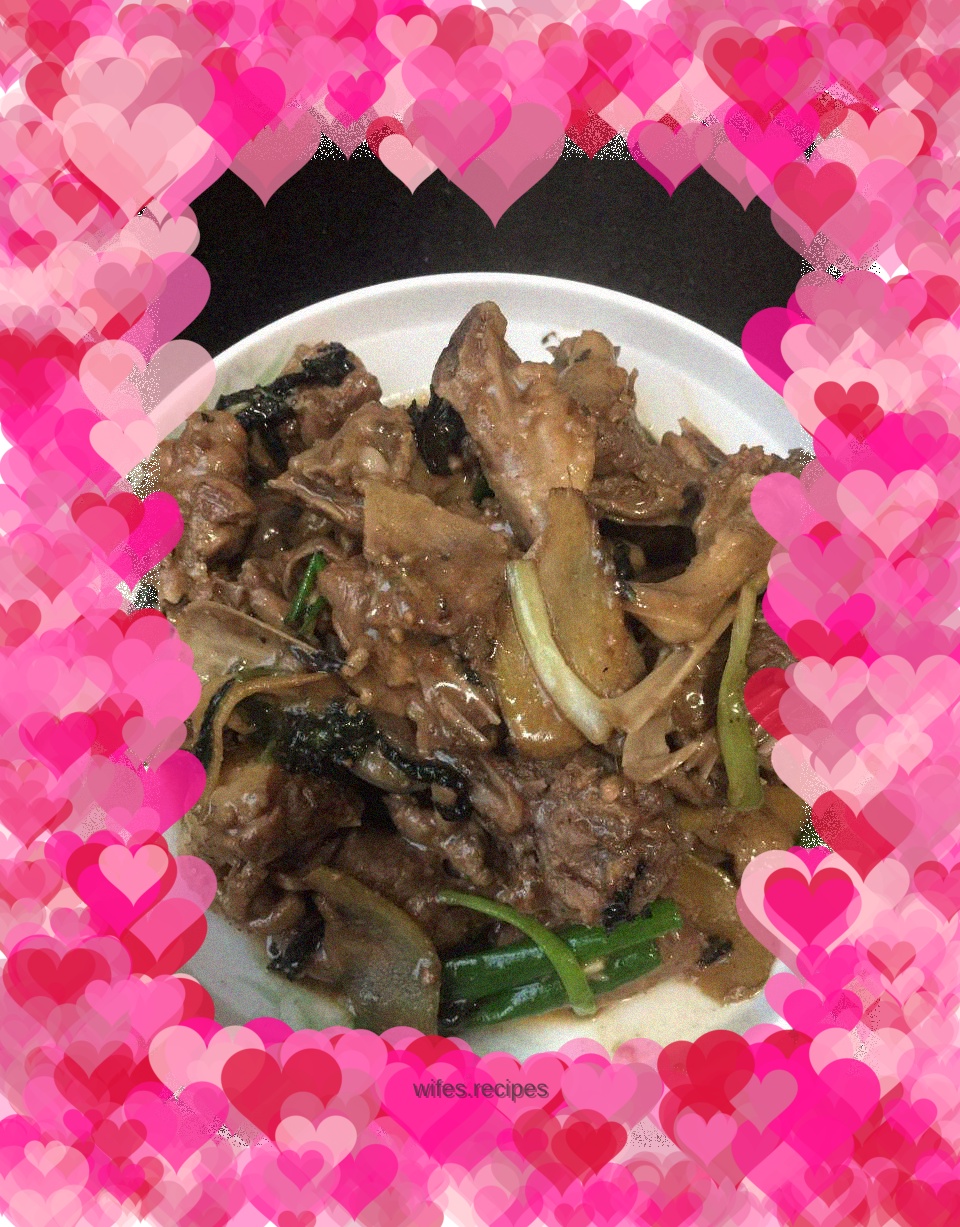 Braised duck with perilla