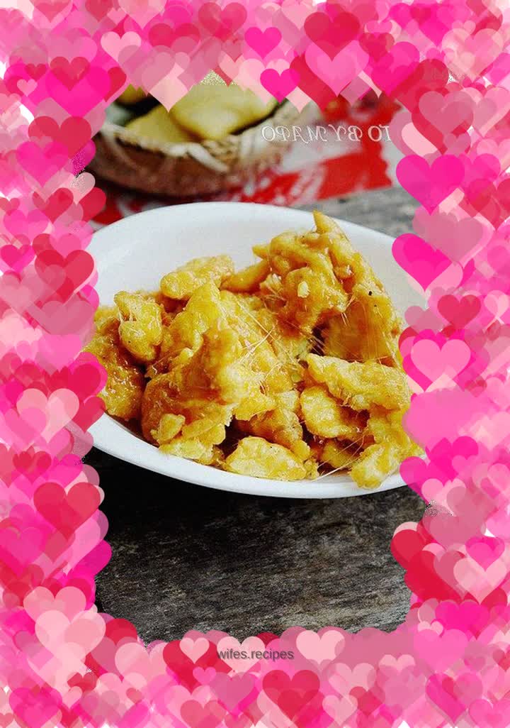 Sweet traditional dish---Sliced eggs