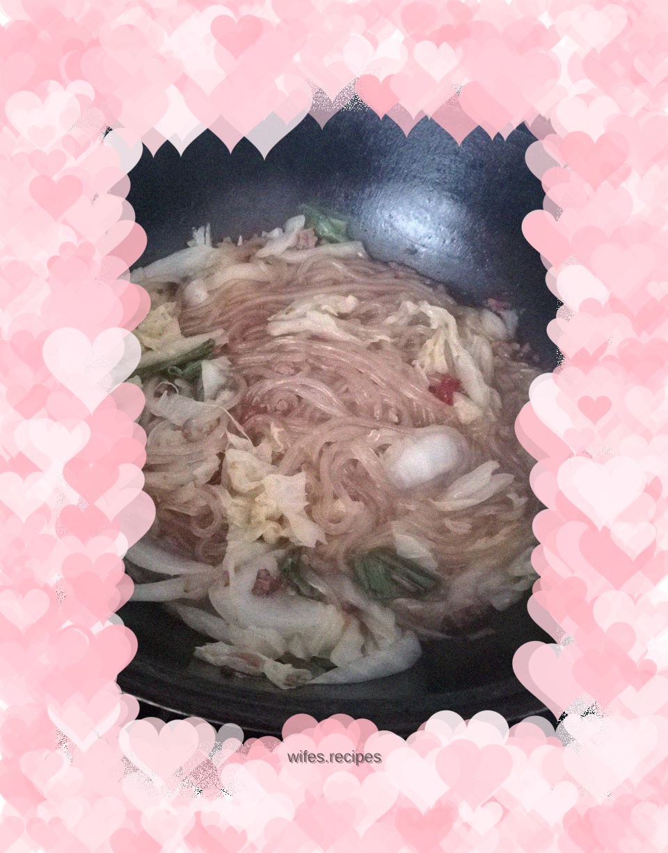 Cabbage Stewed Vermicelli