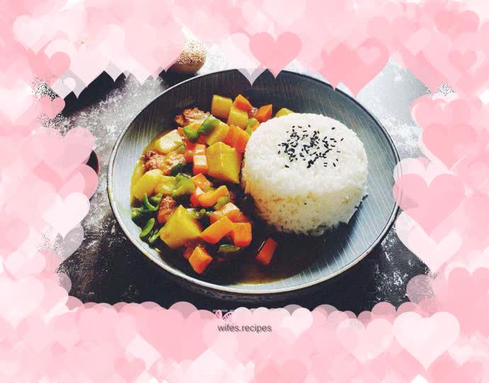 Curry Chicken Cutlet Rice