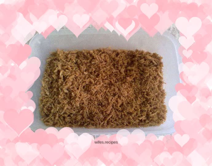 Homemade Pork Floss