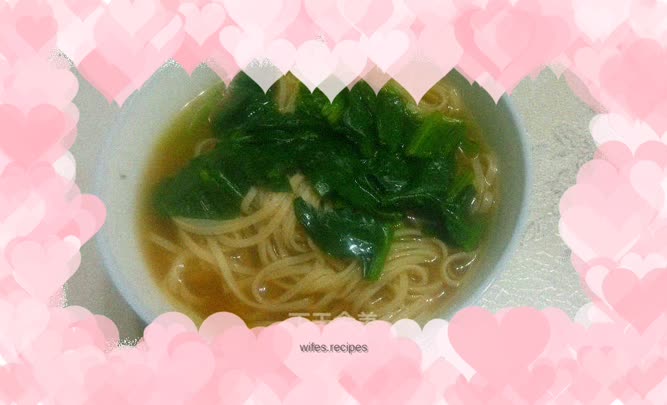 Spinach noodles