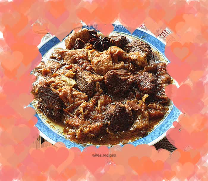 Two kinds of yellow stew