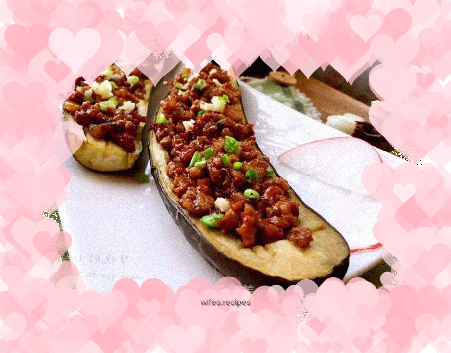 Grilled Eggplant with Minced Pork
