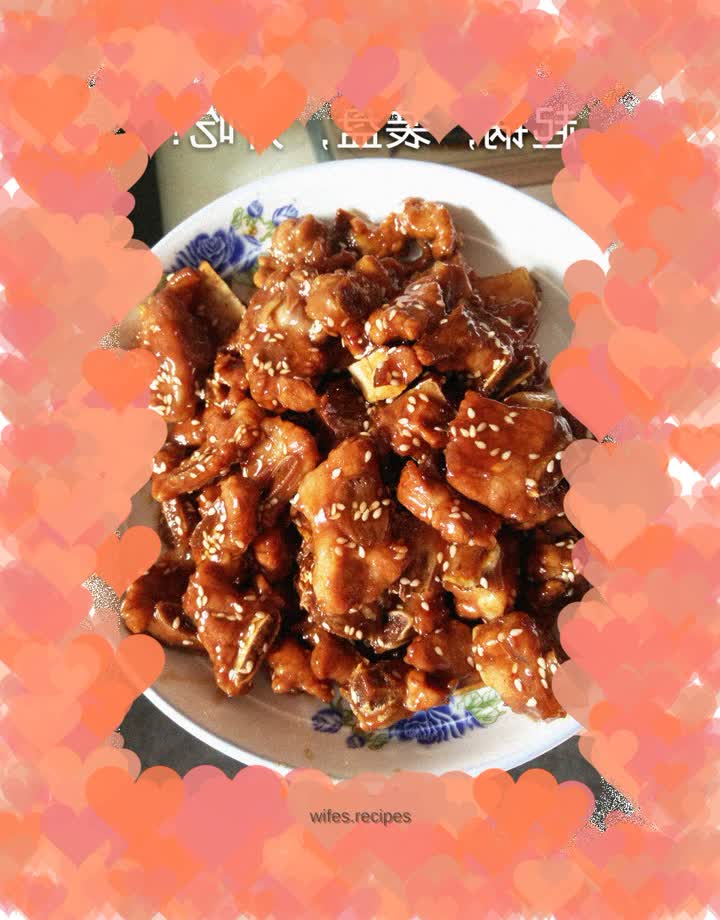 Sweet and sour pork ribs (simple version)