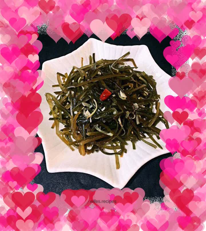 Stir-fried kelp shreds