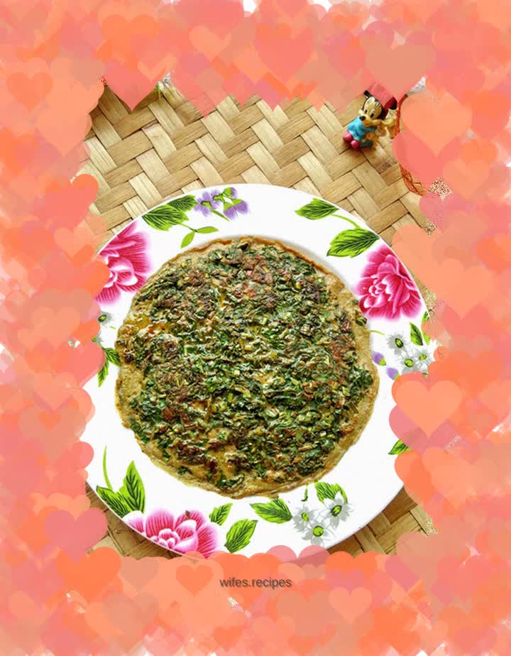 Flaxseed Oil Dandelion Omelette