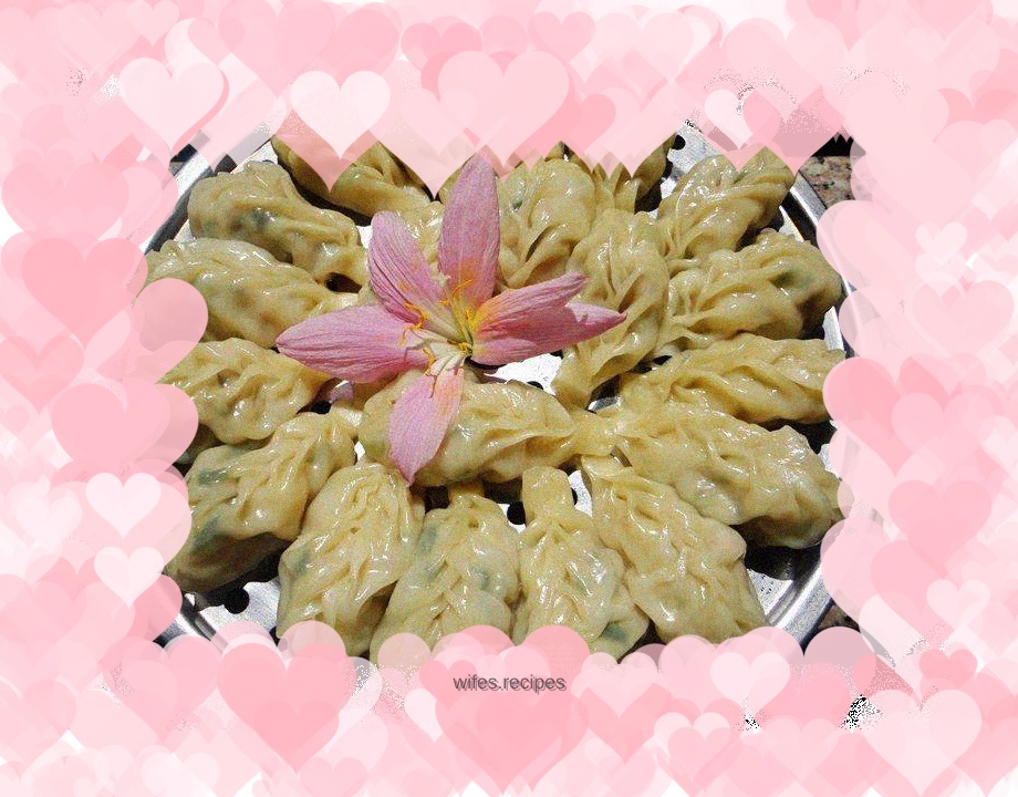 Delicious steamed dumplings