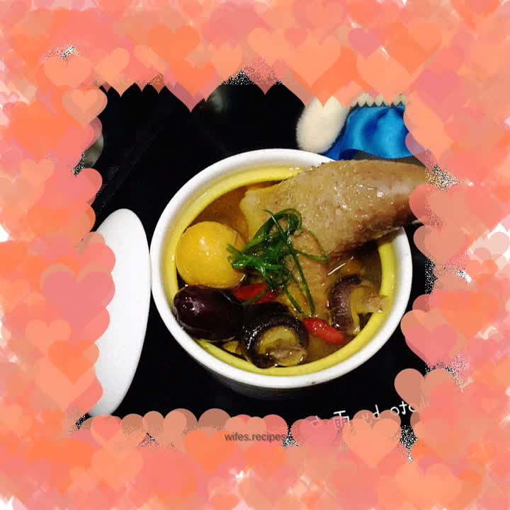 Healthy Mushroom Stewed Old Hen