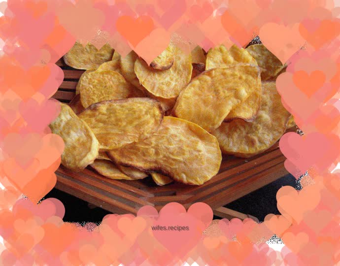 Grilled potato slices