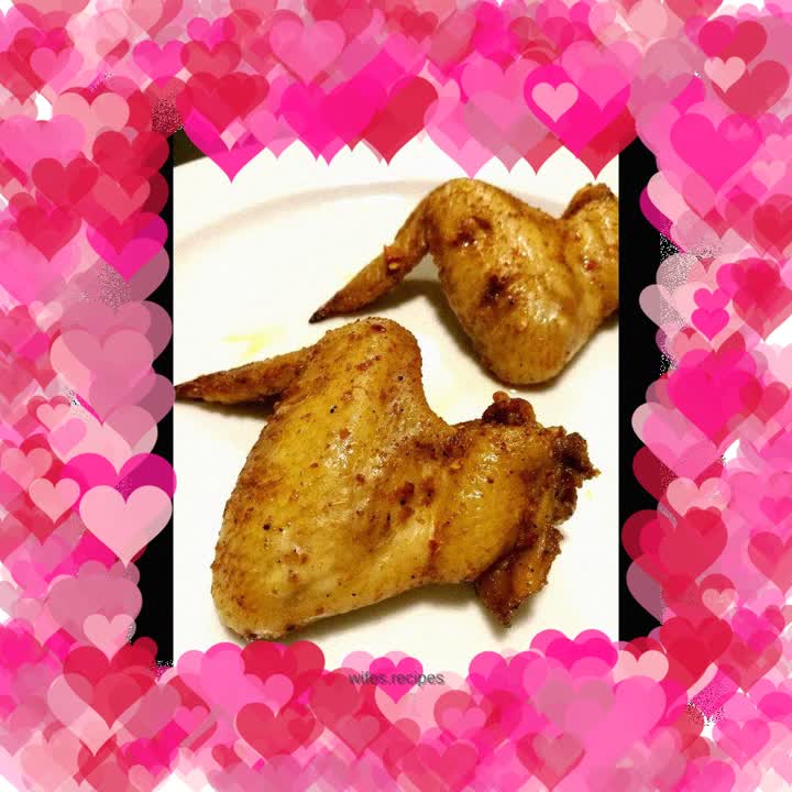 Simple oven dish - grilled chicken wings