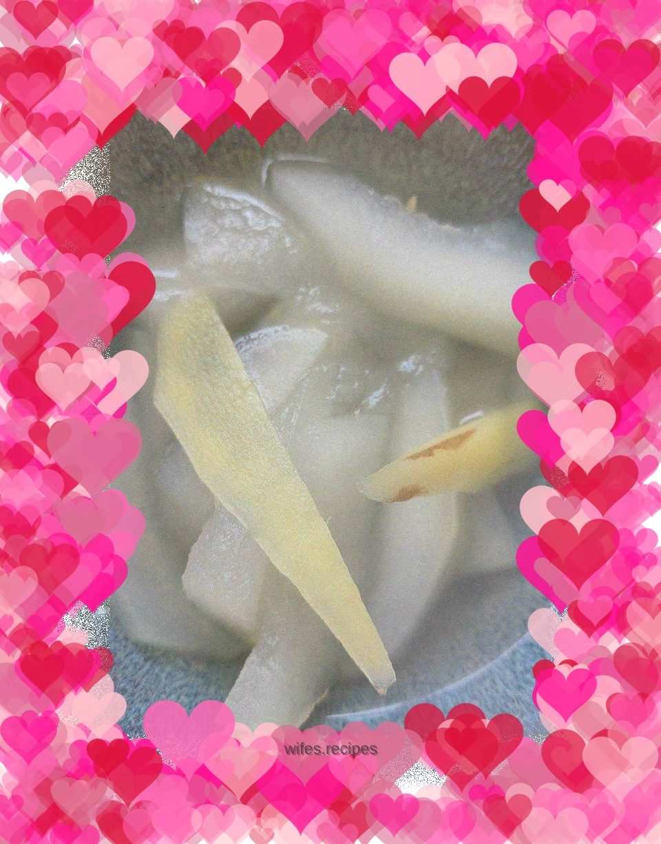 Ginger slices and winter melon