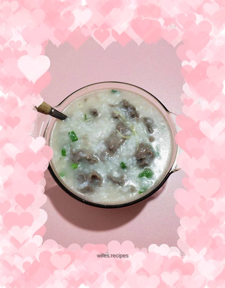 Raw beef porridge