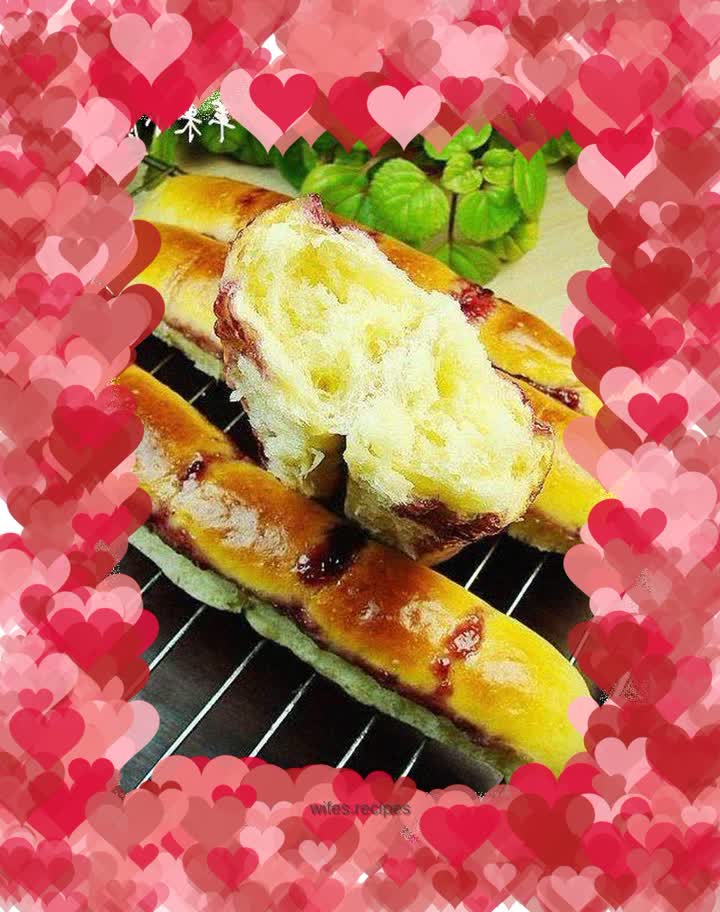 Blueberry Jam Loaf Bread