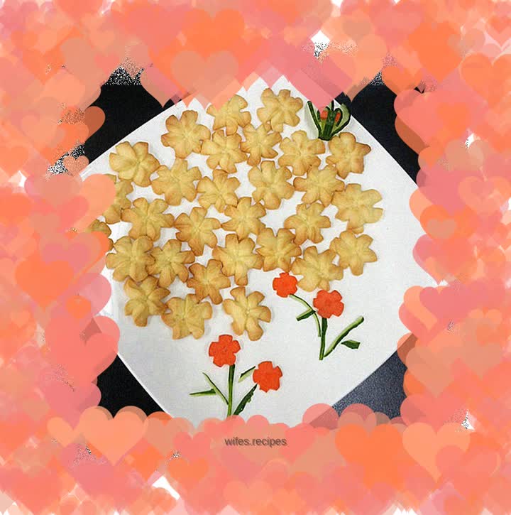 Chrysanthemum Butter Cookies