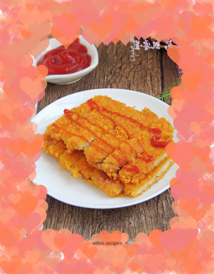 Oven food - grilled chicken steak