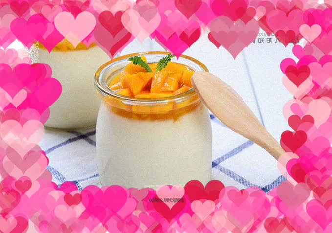 Mango soy milk pudding——Jiuyang Zhishi